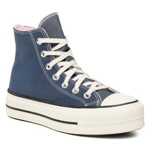 Plátenky Converse - Ctas Lift Hi A03821C Navy/Egret/Sunrise Pink.