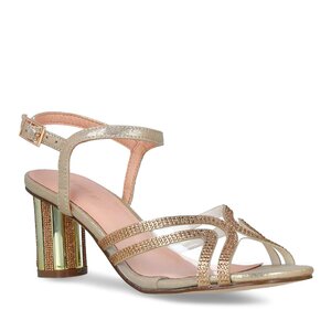 Sandále Menbur - 23681 Gold 00.