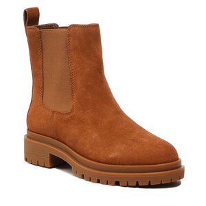 Členková obuv s elastickým prvkom Lauren Ralph Lauren - Corinne 802882380002 Brown.