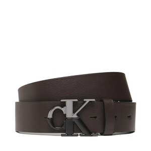 Pánsky opasok Calvin Klein Jeans - Round Mono Plaque Belt 35Mm K50K510154 BAP.