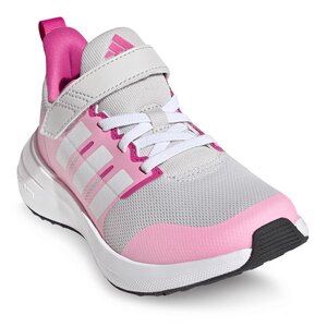 Topánky adidas - Fortarun 2.0 Cloudfoam Sport Running Elastic Lace Top Strap Shoes HR0290 Sivá.