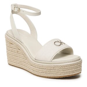 Espadrilky Calvin Klein - Wedge 50Hh-Jq HW0HW01490 Neutral Mono 02R.