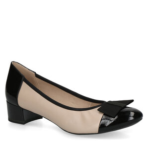 Poltopánky Caprice - 9-22307-20 Beige/Black 415.