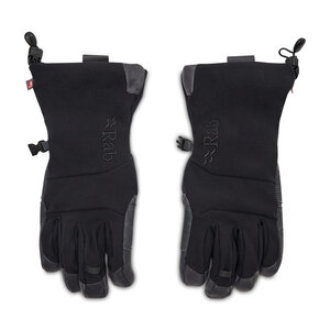 Pánske rukavice Rab - Baltoro Glove QAH-66-BL-S Black.