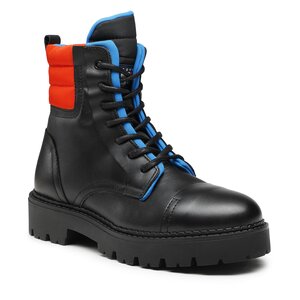 Outdoorová obuv Tommy Jeans - Padded Lace Up Heritage Boot EM0EM01063 Black BDS.