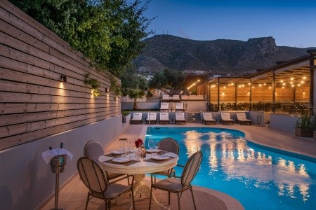 Grécko Kréta Indigo Suites Collection Adults Only 10 dňový pobyt Polpenzia Letecky Letisko: Praha May 2026 (31/05/26- 9/06/26)