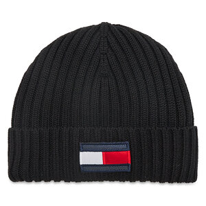 Čiapka Tommy Hilfiger - Big Flag AU0AU01585 Black BDS.