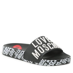 Šľapky LOVE MOSCHINO - JA28112G1GI17000 Nero/Logo Bianco.