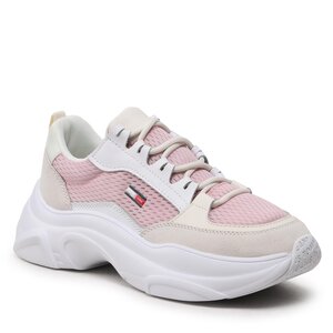 Sneakersy Tommy Jeans - Lightweight Shoe EN0EN02081 Misty Pink TH2.