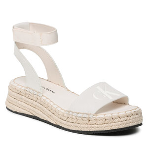 Espadrilky Calvin Klein Jeans - Sport Wedge Rope Su Con YW0YW00977 Ancient White YBR.