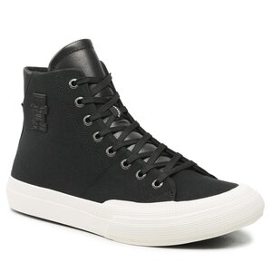 Sneakersy Tommy Hilfiger - Th Hi Vulc Premium Bananatex FM0FM04572 Black BDS.