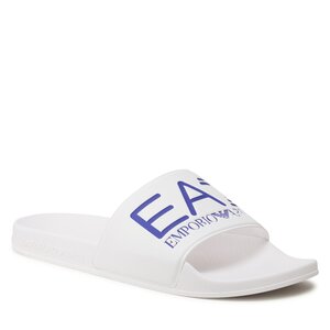 Šľapky EA7 Emporio Armani - XCP001 XCC22 S653 White/Blue Iris.