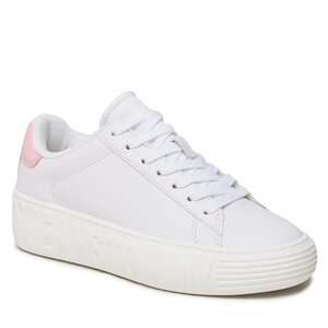 Sneakersy Tommy Jeans - New Cupsole Leather EN0EN02137 White 0K4.