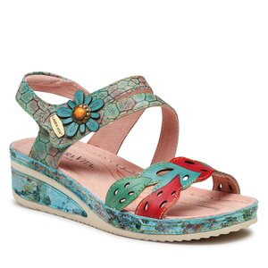 Sandále Laura Vita - Jacdiso 48 Bleu.