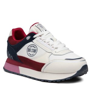 Sneakersy Big Star Shoes - LL274369 White/Navy/Red.