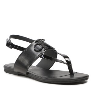 Sandále Calvin Klein Jeans - Flat Sandal Toepost Hw YW0YW00953 Black BDS.