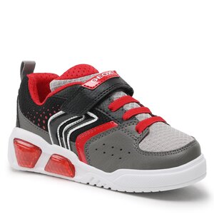 Sneakersy Geox - J Illuminus Boy J35GVA011FEC0051 M Grey/Red.