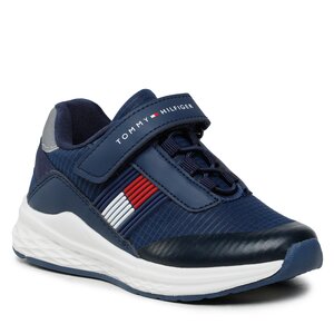 Sneakersy Tommy Hilfiger - Flag Low Cut Lace-Up Sneaker T3B9-32895-0328 M Blue 800.