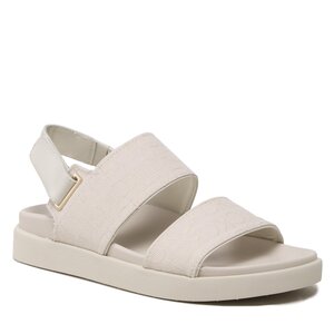 Sandále Calvin Klein - Adj Sandal W/Hw-Jq HW0HW01491 Neutral Mono 02R.