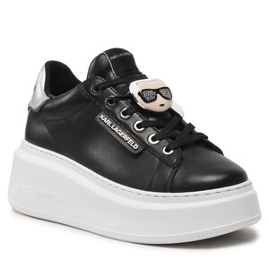 Sneakersy KARL LAGERFELD - KL63576K Black Lthr.
