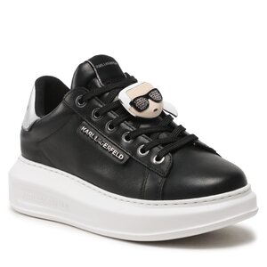 Sneakersy KARL LAGERFELD - KL62576K Black Lthr.