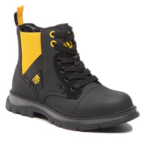 Šnurovacia obuv Shone - 50051-010 Black.