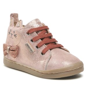 Šnurovacia obuv Shoo Pom - Kikki Wou N4DCBW0401 Old Rose/Cooper.