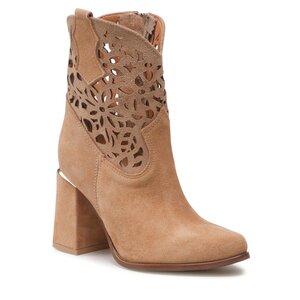 Členková obuv Roberto - 3264 Beż B Welur.