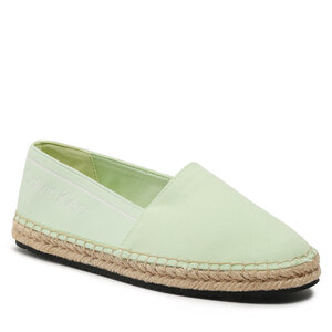 Espadrilky Calvin Klein - Esapdrille He-Canvas HW0HW01546 Spirit Green LKM.