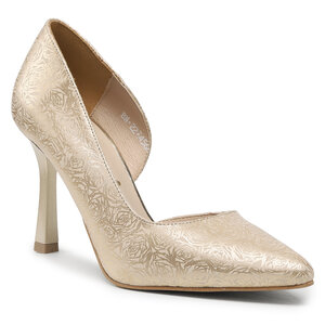 Lodičky Karino - 4560/74-P Złoty/Lico.