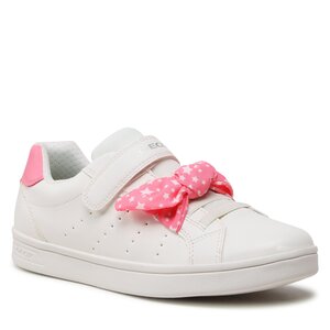 Sneakersy Geox - J Djrock Girl J354MC000BCC1Z7Q D White/Lt Coral.