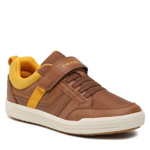 Sneakersy Geox - J Arzach Boy J164AA0MEFUC6N2G D Cognac/Dk Yellow.
