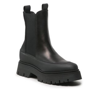 Členková obuv s elastickým prvkom Tamaris - 1-25461-29 Black/Black 064.