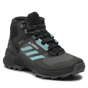 Topánky adidas - Terrex Swift R3 Mid Gtx W GORE-TEX HP8712 Cblack/Minton/Grefiv.