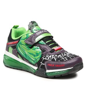 Sneakersy Geox - J Bayonyc B.B J35FEB 011CE C0016 DD Black/Green.