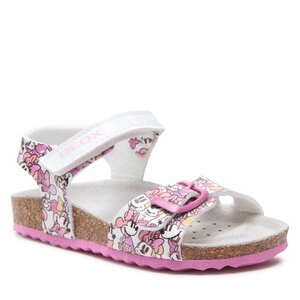 Sandále Geox - B Sandal Chalki Girl B922RA000FCC1202 S White/Fantasy.
