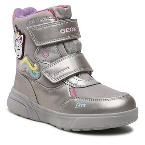 Snehule Geox - J Sveggen G.B Abx A J268AA 0FUNF C1A8N D Dk Silver/Fuchsia.