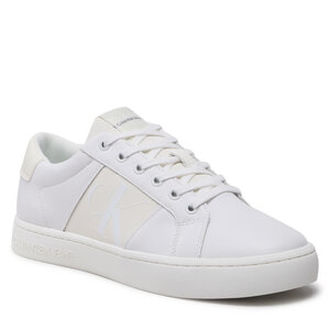 Sneakersy Calvin Klein Jeans - Classic Cupsole R Lth-Ny Monog YM0YM00569 White/Ivory 0K7.