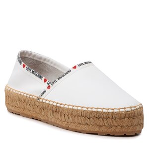 Espadrilky LOVE MOSCHINO - JA10323G1GIA0100 Bianco.