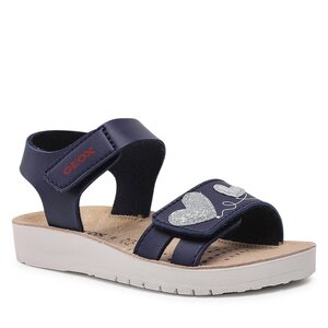 Sandále Geox - J Sandal Costarei Gi J35EAF000BCC0673 S Navy/Silver.