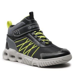 Sneakersy Geox - J Wroom B.A J26GAA 0FUCE C0802 DD Black/Lime.