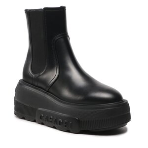 Členková obuv s elastickým prvkom Casadei - 2R310T070NLOVEC9000 Lovecalf Nero.