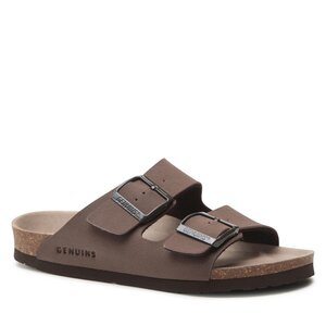 Šľapky Genuins - Hawaii G104359 Dark Brown.