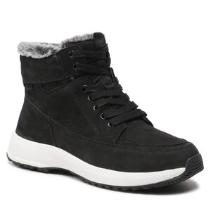 Členková obuv Caprice - 9-26210-29 Black Nubuc 008.