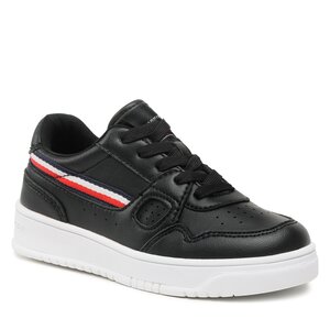Sneakersy Tommy Hilfiger - Stripes Low Cut Lace-Up Sneaker T3X9-32848-1355 M Black 999.