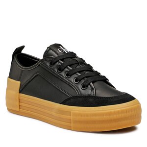 Sneakersy Calvin Klein Jeans - Vulc Flatform Bold Lth-Su YW0YW00866 Black BDS.