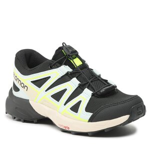 Topánky Salomon - Speedcross J 471236 09 M0 Black/Bleached Aqua/Bleached Sand.