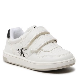 Sneakersy Calvin Klein Jeans - Low Cut Velcro Sneaker V1X9-80548-1355 S White 100.