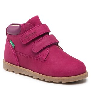 Šnurovacia obuv Kickers - Nogankro 909840-10 S Prune.