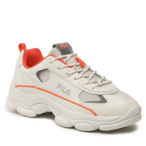 Sneakersy Fila - Strada Lucid Wmn FFW0192.13212 Marshmallow/Fiery Coral.
